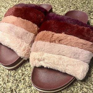 Time and True Fur Slippers